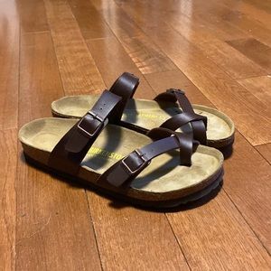 Brown size 42 Birkenstocks